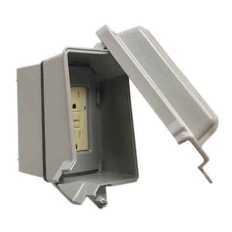 cover metal electrical box|metal outdoor electrical outlet covers.